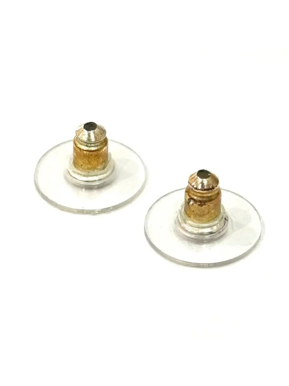 Chanel Cc Logo Earrings Sterling Silver #327460C93B